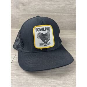 Fowl Play Vintage Trucker Patch Mesh Hat Snapback Sportcap Mesh Turkey Hunting